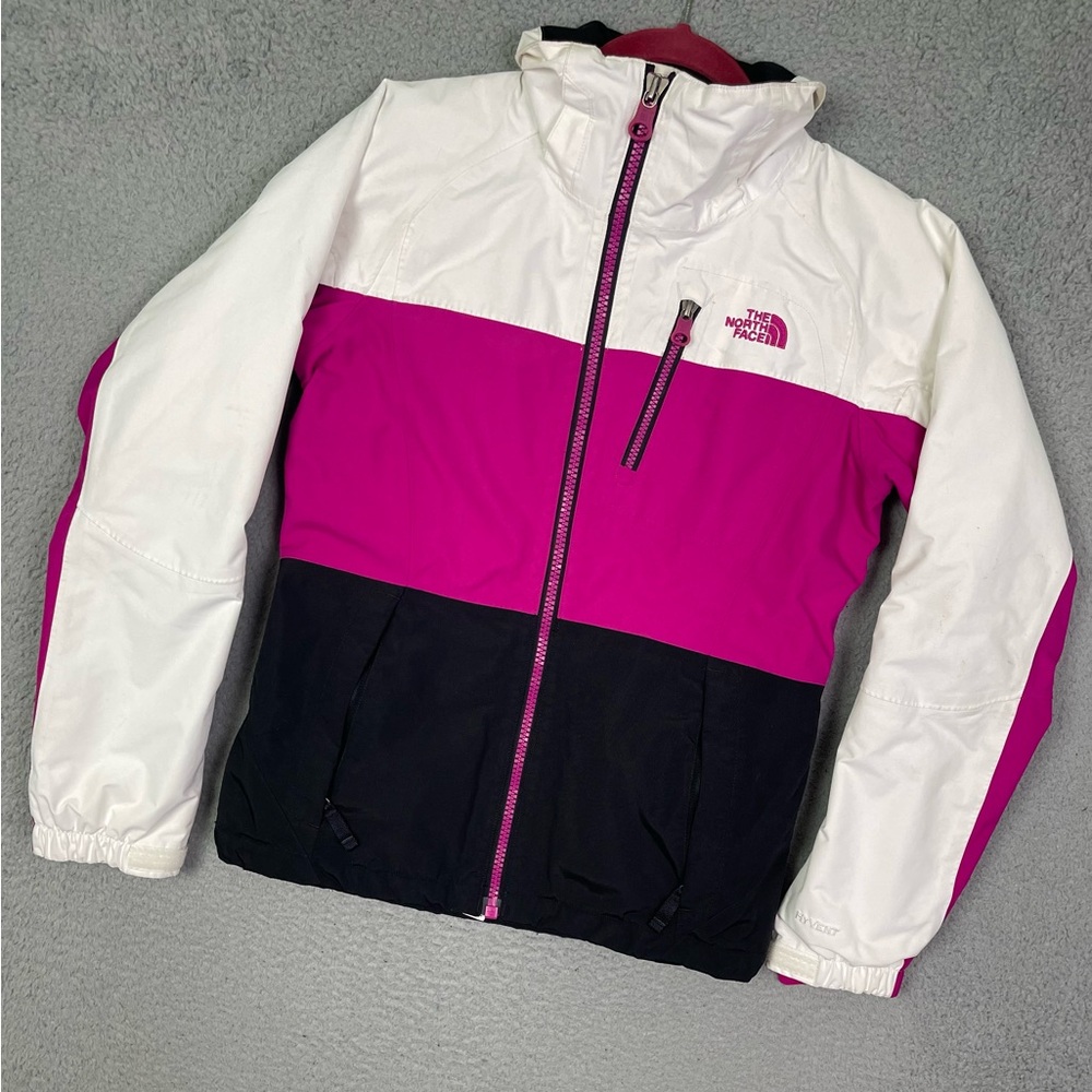 The North Face Women's Ski Jacket - White, Pink, Black